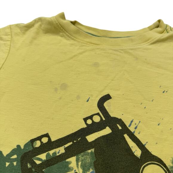 TEA COLLECTION Off Road Truck Yellow Tee Size 8 Kids #8S22121R USA Blue Splash - Picture 6 of 6